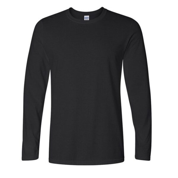 Big size cotton t shirt Spring/autumn fashion mens T shirt homme men's long sleeved O neck solid color casual T shirts Tops Tees - Image 7